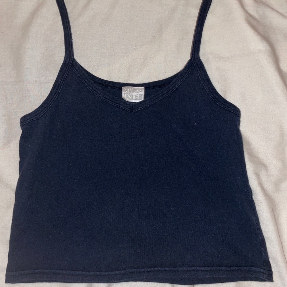 Moda International Black Tank Top